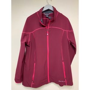 SOLD Eddie Bauer Jacket Burgundy/Pink Size 2X